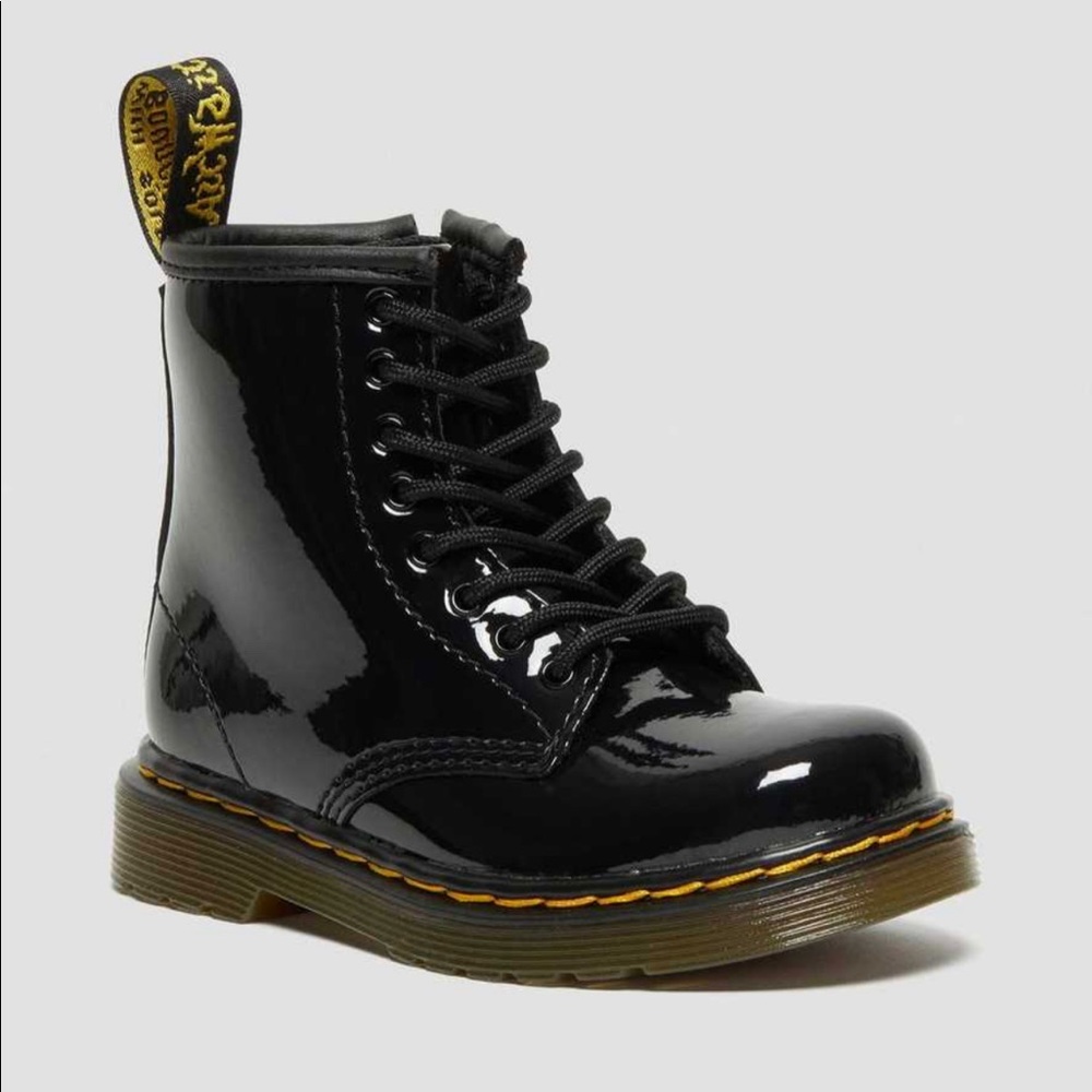 Dr Martens TODDLER 1460 LEATHER LACE UP BOOTS